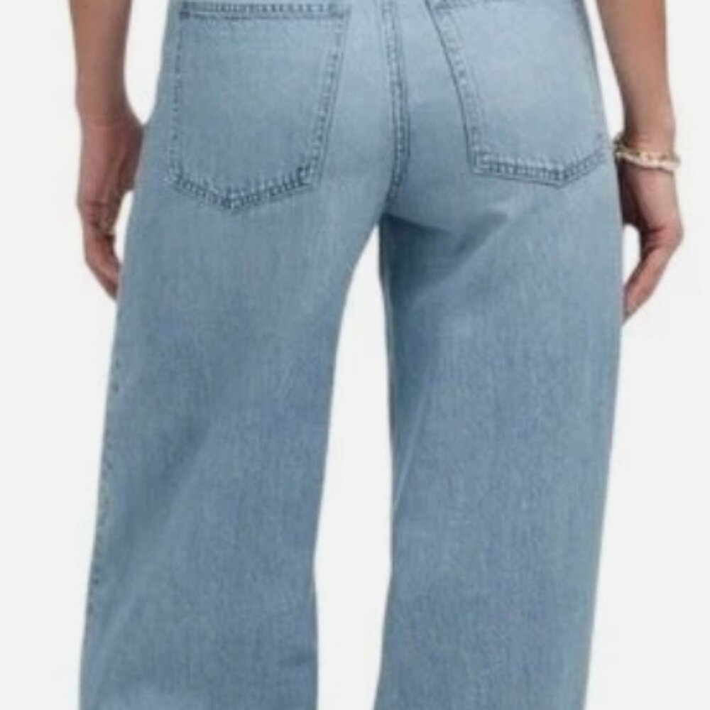 Madewell Curvy Superwide-Leg Jeans: Airy Denim Edition Size 32 - Picture 13 of 14